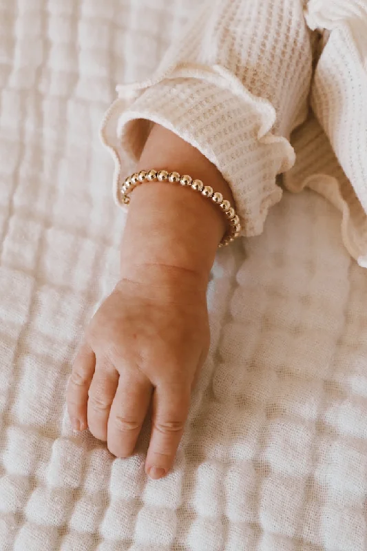 women bangles -CHUNKY GOLD BABY BRACELET