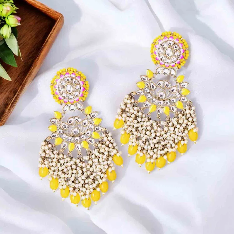 women big earrings -Lemon Shalani Chandbalis