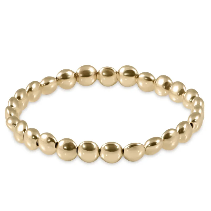 women bridal bracelets -enewton 6.25" Honesty Gold 6mm Bead Bracelet