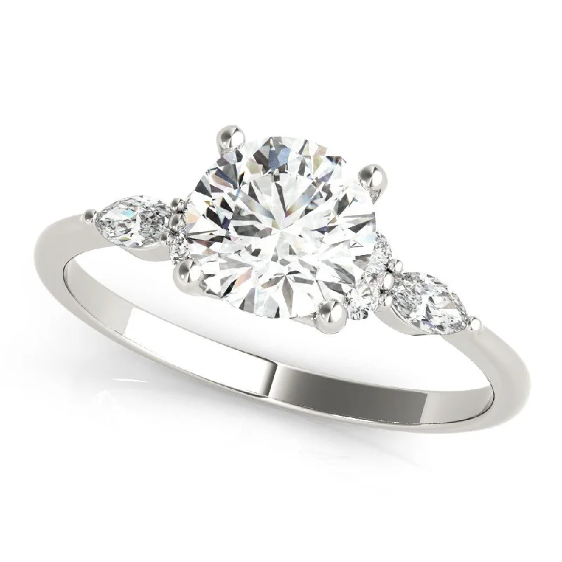 women diamond engagement rings -Pietra Engagement Ring