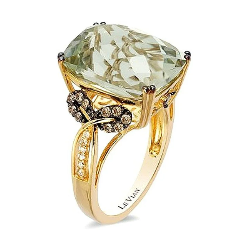 women promise rings -Le Vian Chocolatier® Mint Julep Quartz™ Ring