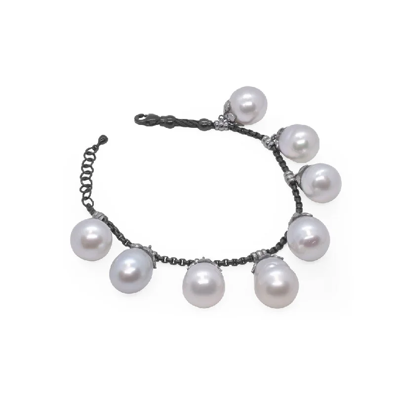 women elastic bracelets -Pearl Bracelet