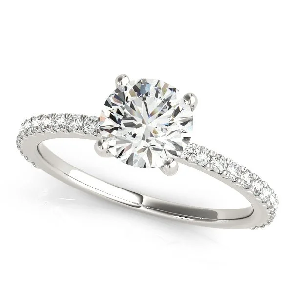 women personalized wedding rings -Oceana Engagement Ring