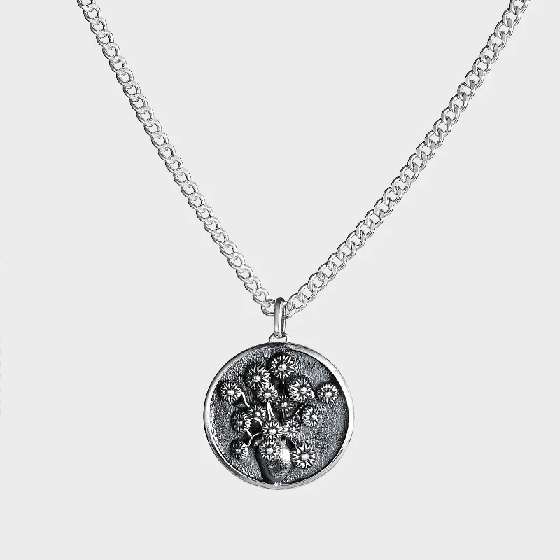 women romantic gift necklaces -The Arles Sunflowers - Necklace