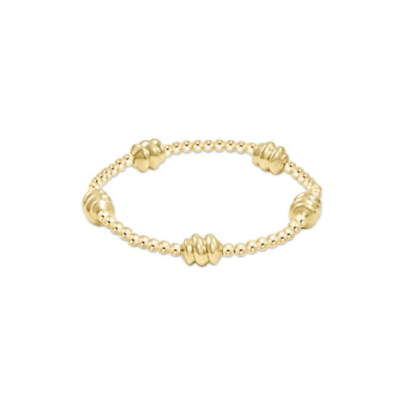 women wedding bracelets -enewton 6.25" Admire Gold 3mm Bead Bracelet - Gold