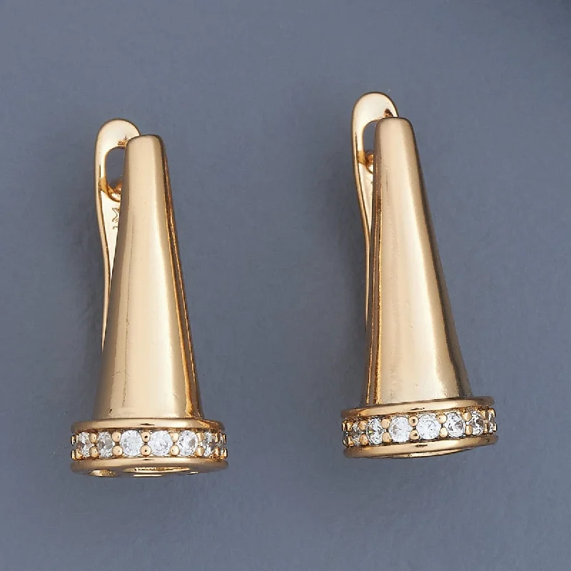 women gold earrings -Trendy Earring 179646