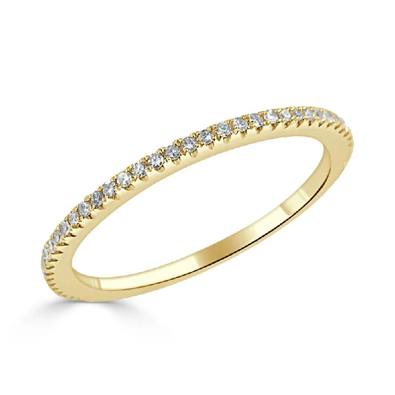 women unique diamond engagement rings -14k Gold & Diamond Eternity Ring