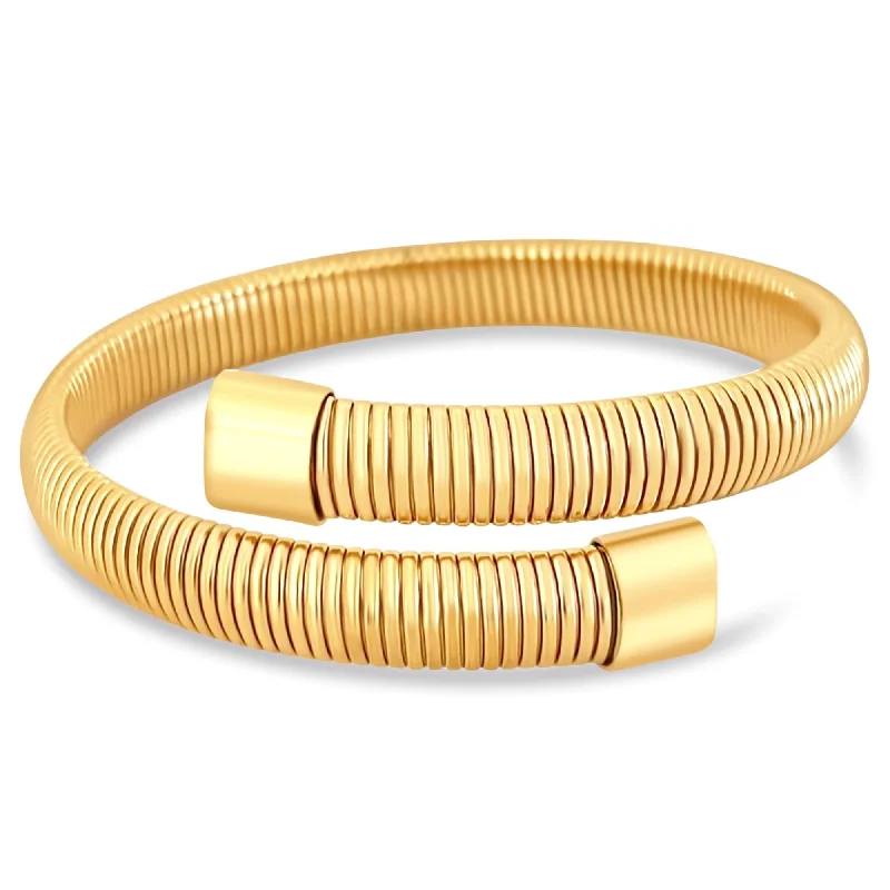 women thick bangles -Noely Coil Wrap Bracelet