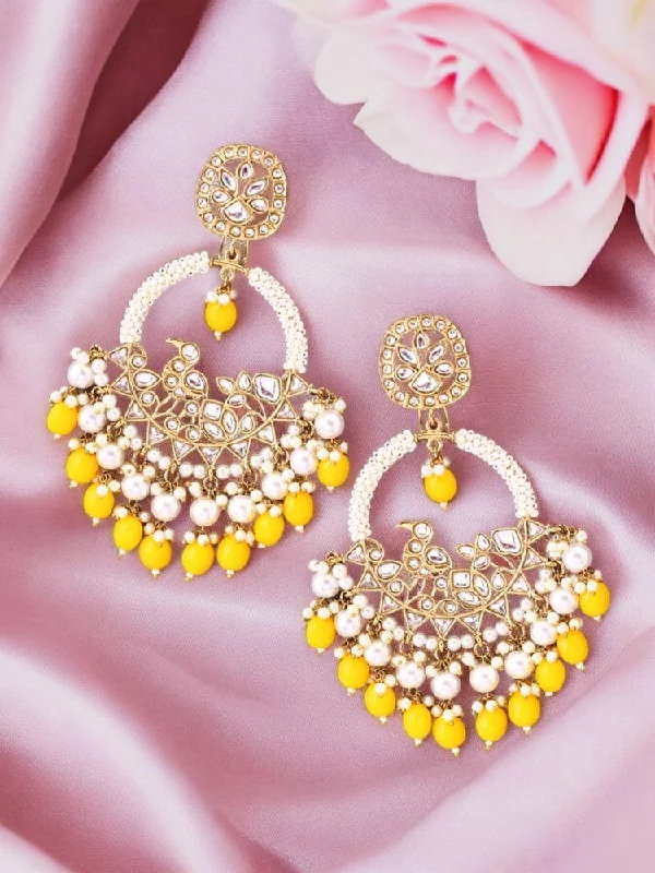 women handcrafted earrings -Lemon Nishi chandbalis