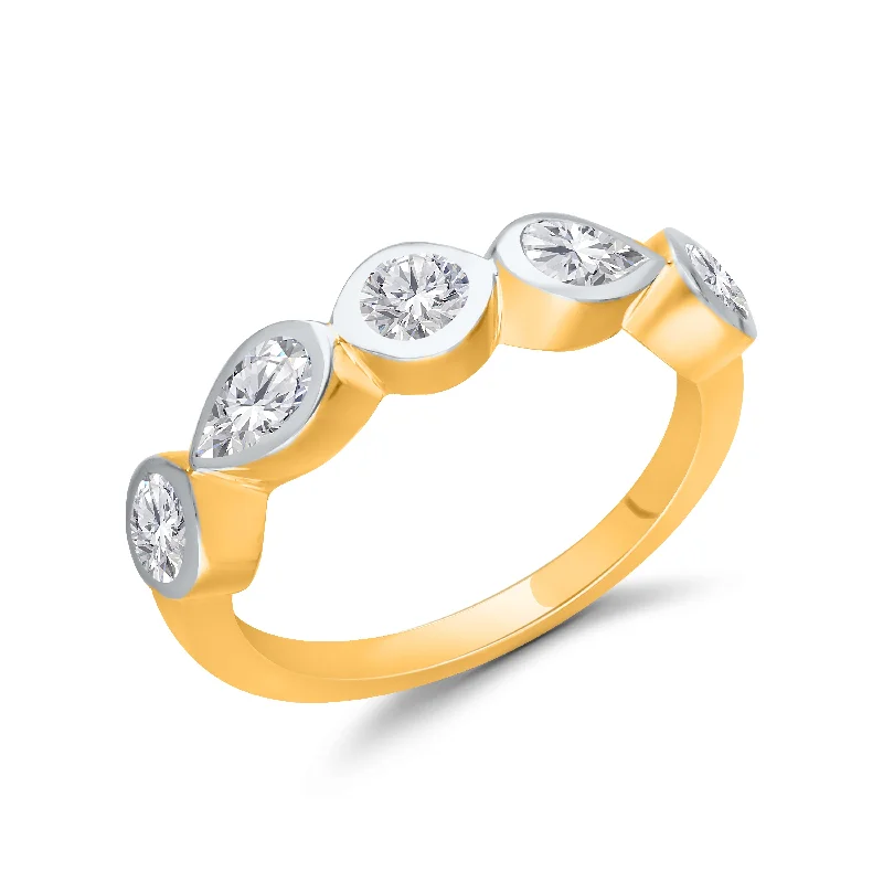 women luxury engagement rings -Kallati 1ctw Lab Grown Diamond Band