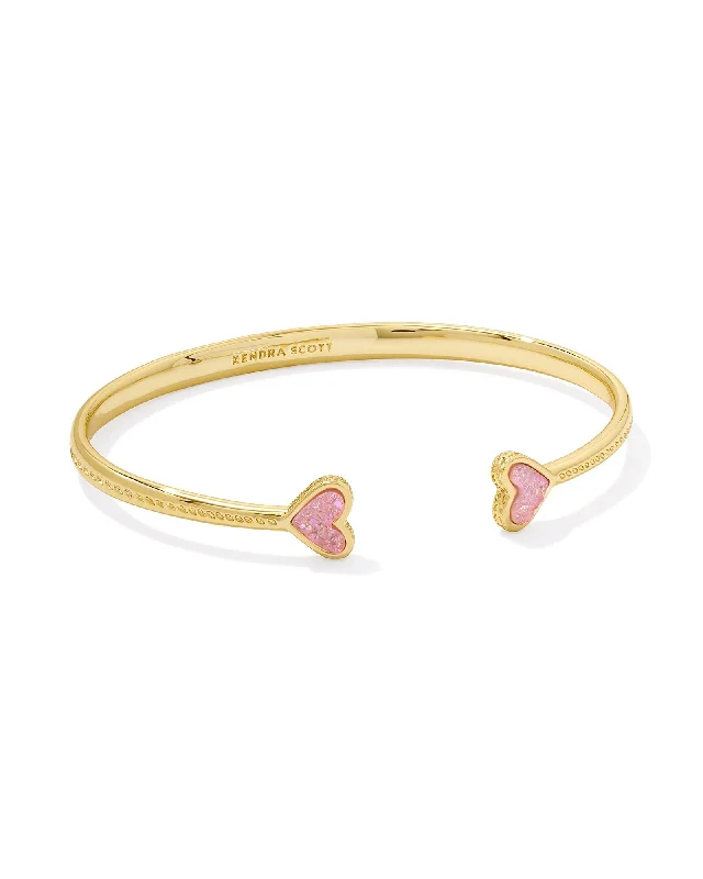 women wedding bangles -Kendra Scott Framed Ari Heart Cuff Bracelet