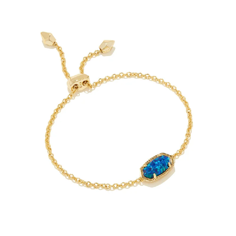 Gold Cobalt Blue Kyocera Opal