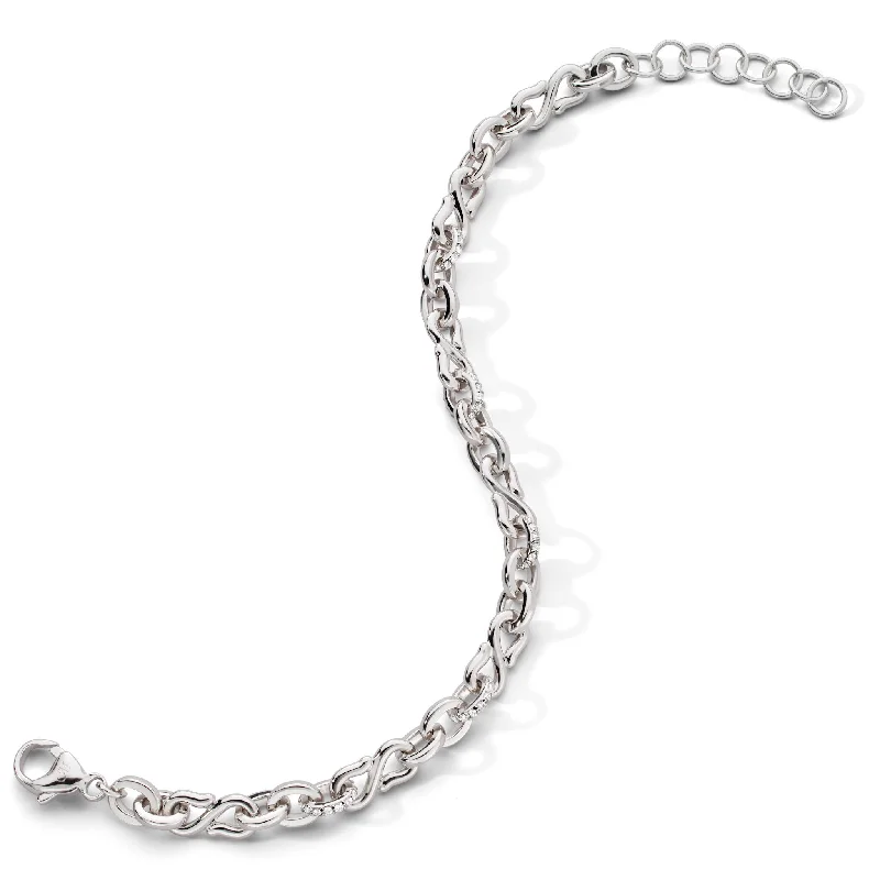 women chic bracelets -Pave Infinity Bracelet