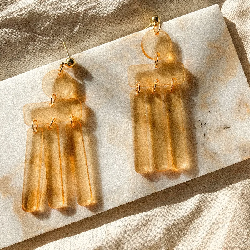 women artistic earrings -Alba Earrings - Mango Seltzer