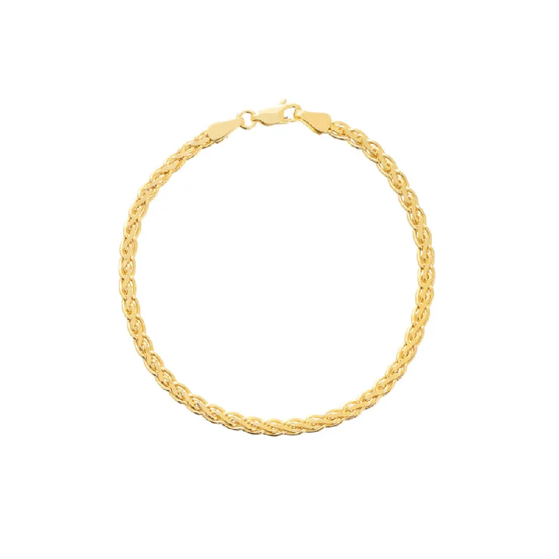 women statement bangles -14k Yellow Gold Bracelet