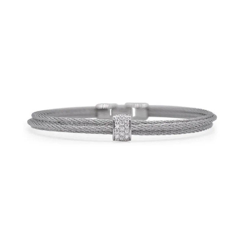 women handmade bracelets -0.15 ctw Diamond Bangle Bracelet